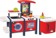 Paradiso Toys Speelkeuken Junior 141 X 68 Cm Rood/wit 29-delig