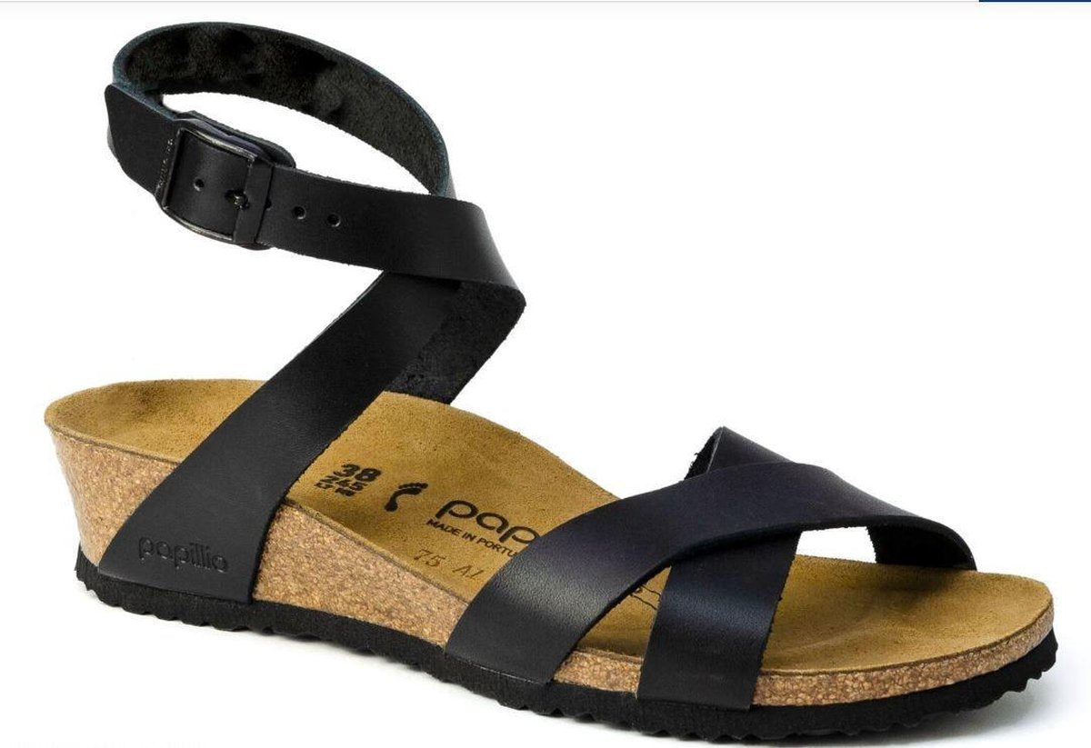 Papillio Lola Dames Sandalen - Zwart - Maat 40