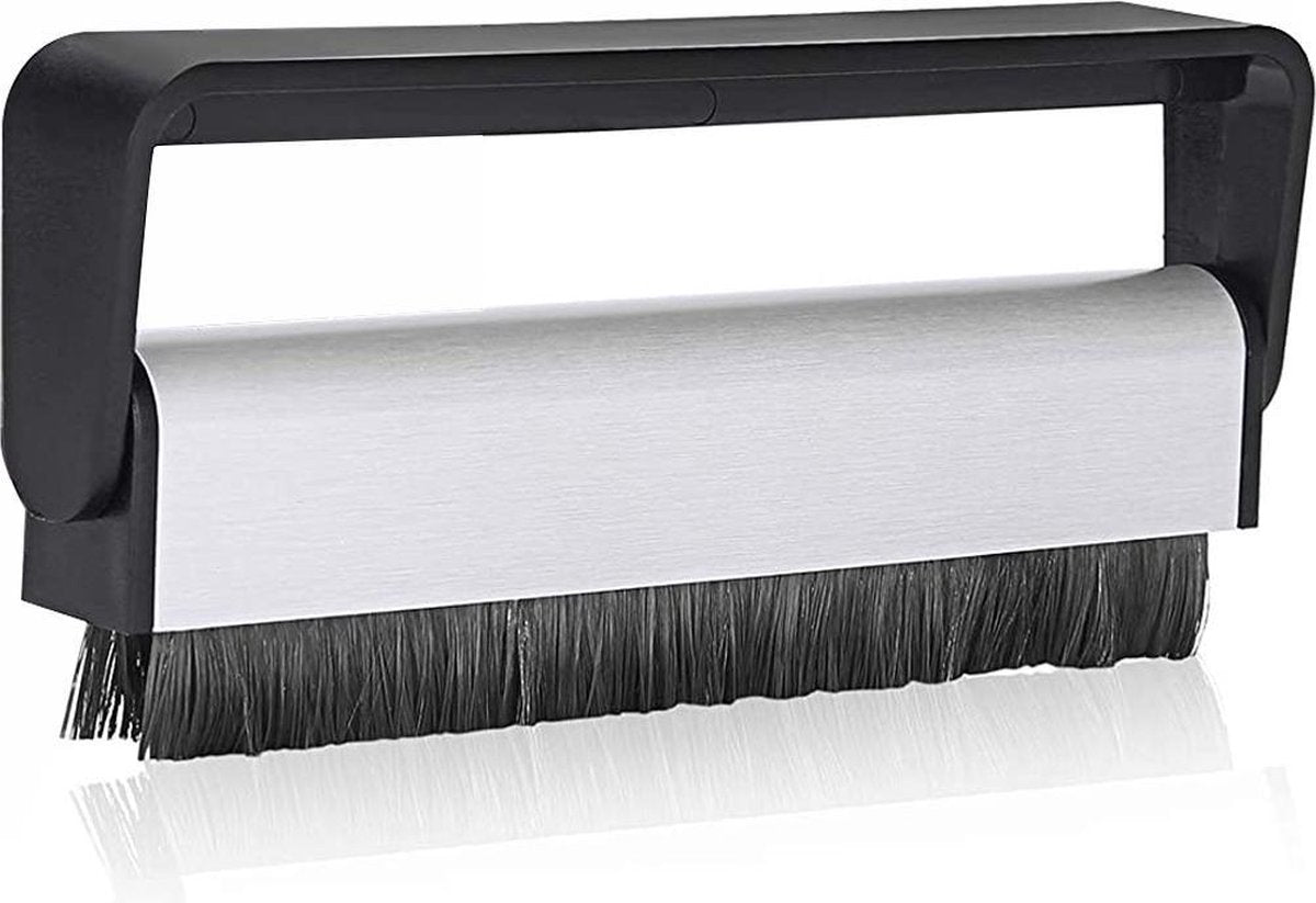 Platenborstel Premium 2 in 1  - Antistatisch - Platenreiniger - LP Borstel - Vinyl Borstel - Vinyl reiniger - LP schoonmaakset - LP Reinigingsset - LP Reiniger - LP Speler - Sinterklaas cadeau - Kerst