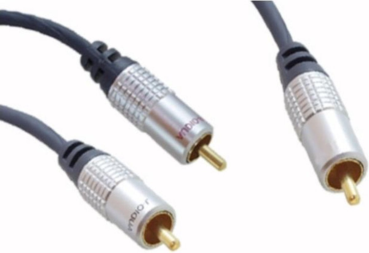 Home-Cinema Subwoofer/Tulp mono - Tulp stereo audio kabel - 10 meter