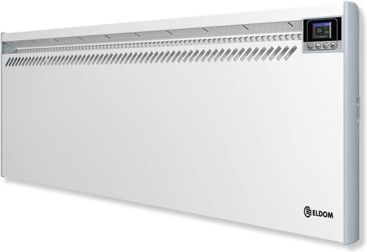 Eldom convector elektrische verwarming 2500Watt 434x1366mm met elektronische instelbare thermostaat