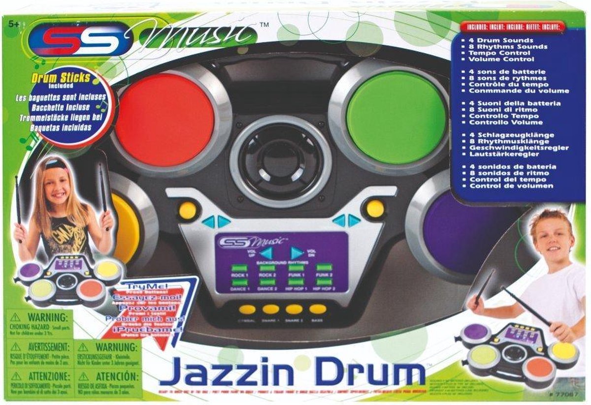 SS Music Jazzin Drum Elektrisch Drumstel