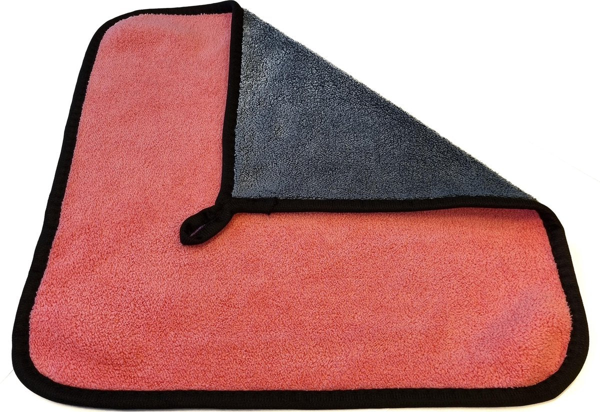 Gadgetpoint | Auto Doek | Schoonmaak Doek | Auto Wasdoek | Auto Wassen | Schoonmaakdoek | Grijs/Rood