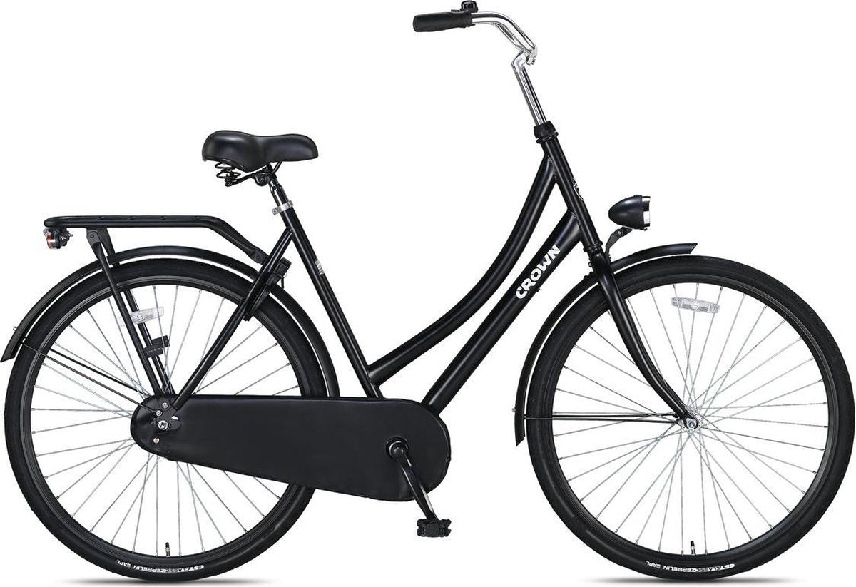 Crown Moscow Omafiets 28 inch 58cm Zwart