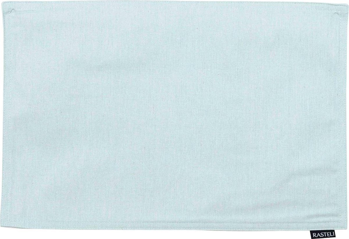 Rasteli Placemat Vlekwerend Blauw-Groen L 45 cm B 30 cm Voordeelset van 2 stuks