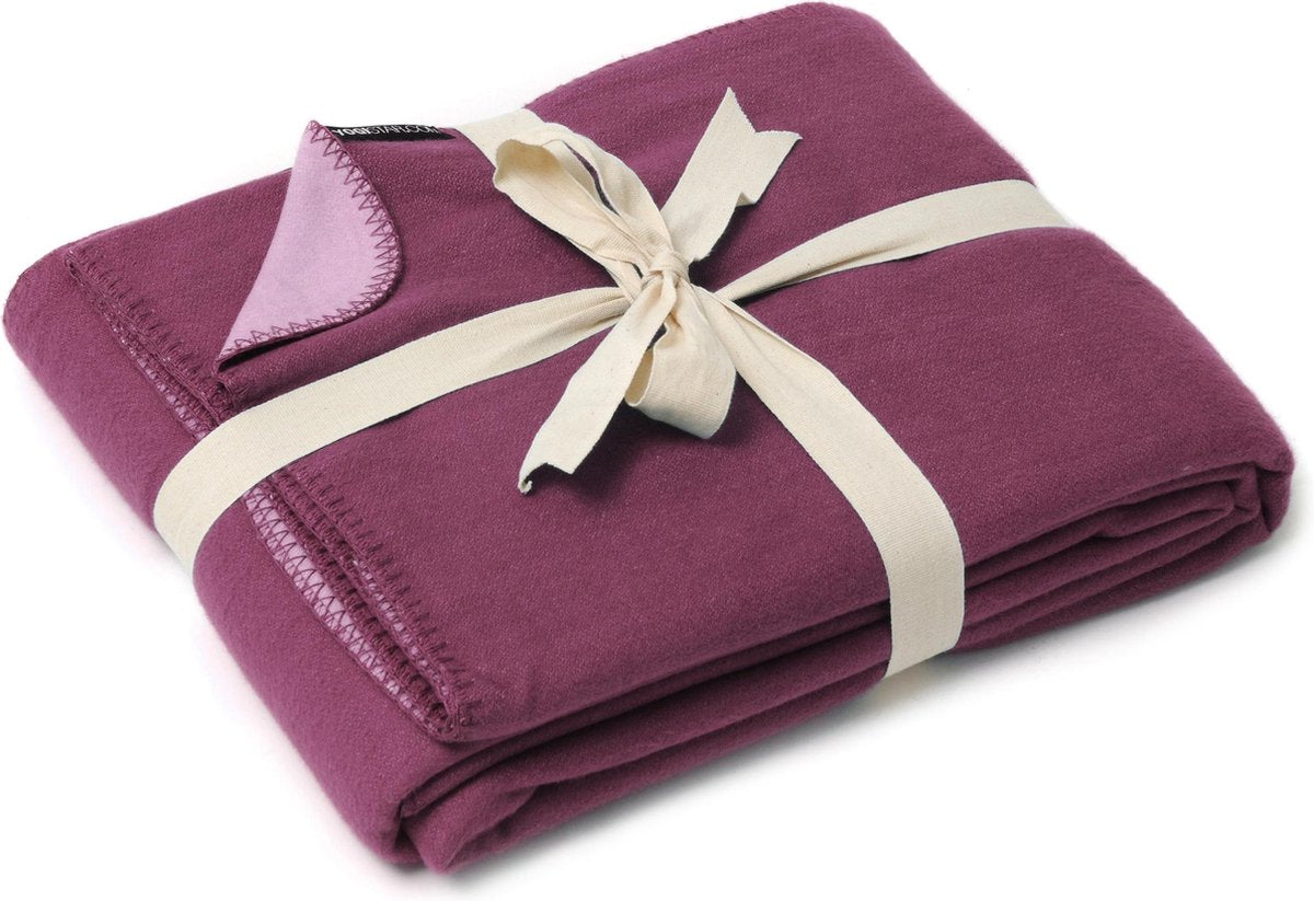Yoga deken harmony purple Plaid YOGISTAR