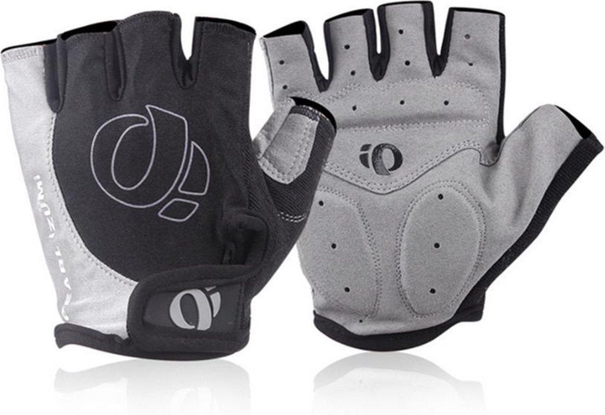 Comfortabele fietshandschoenen mt. M zwart grijs