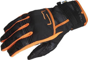 Lindstrands motorhandschoenen Nyhusen zwart/oranje 09