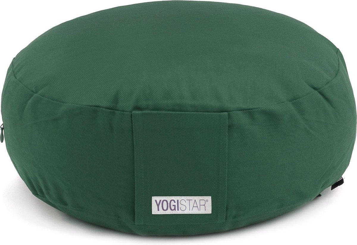 Meditatiekussen - rond green Meditatiekussen YOGISTAR