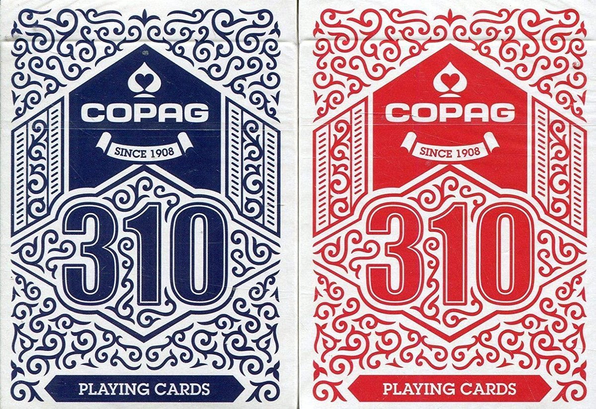 Copag 310 - Dubbel Deck Red & Blue