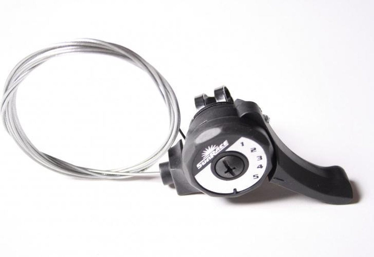 Derailleurversteller Sunrace links duim 5 speed