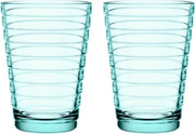 Iittala Aino Aalto Glas - 33 cl - Watergroen - 2 stuks