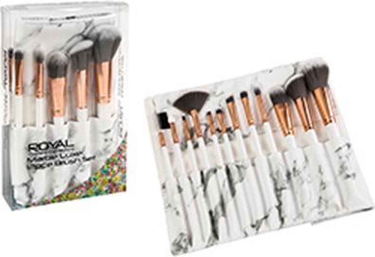 Royal Marble luxe 12pcs brush set