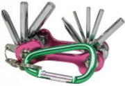 Tool foldable with keychain