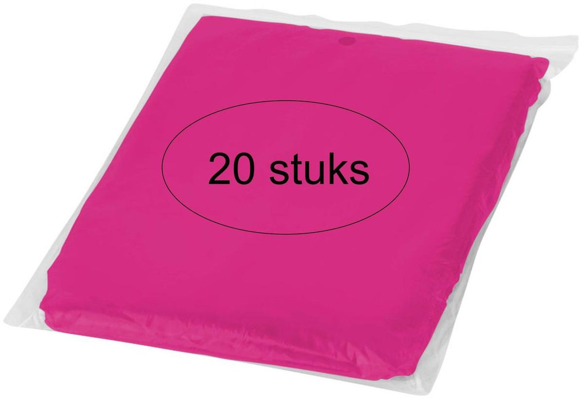 20 stuks ponchos - regenjas - wegwerp poncho - one size - Regen | Festival | wandelen | evenement ORIGINALS BY KOOZIE.EU