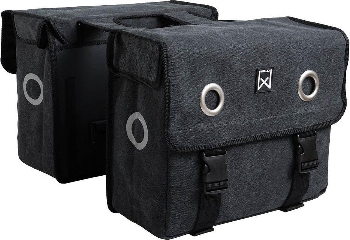 Willex Fietstassen 46 L zwart 11201