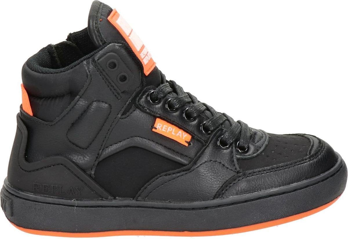 Replay Bokkai jongens sneaker - Zwart - Maat 34