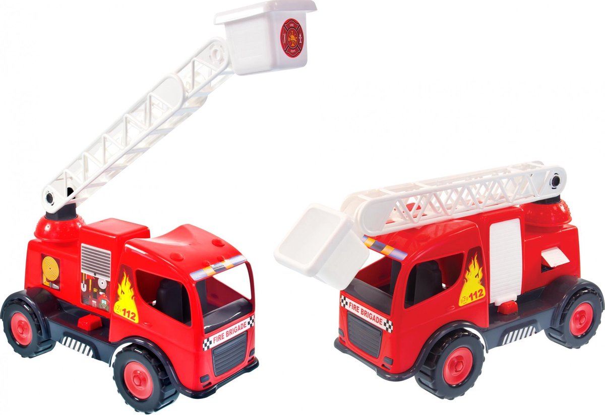Mochtoys Ladderwagen Brandweer Junior 63 X 23 X 35 Cm Rood