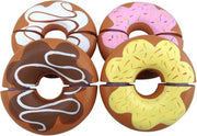 Mama Memo Donuts Hout 6 Cm Bruin 4 Stuks