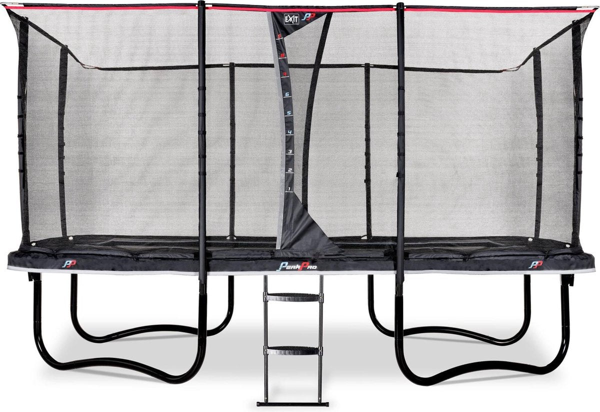 EXIT PeakPro trampoline 244x427cm - zwart