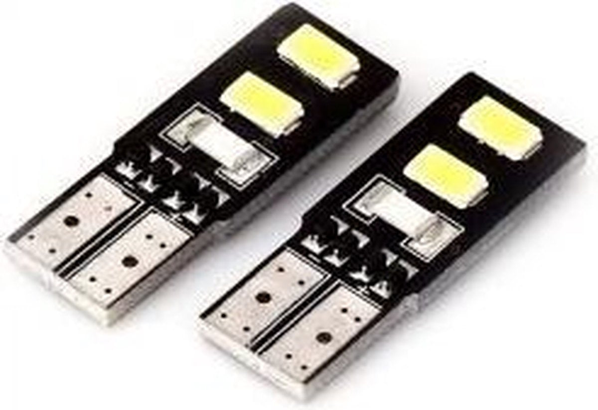 T10 - 4 LED - 5630 - canbus - 12 volt - 2 stuks