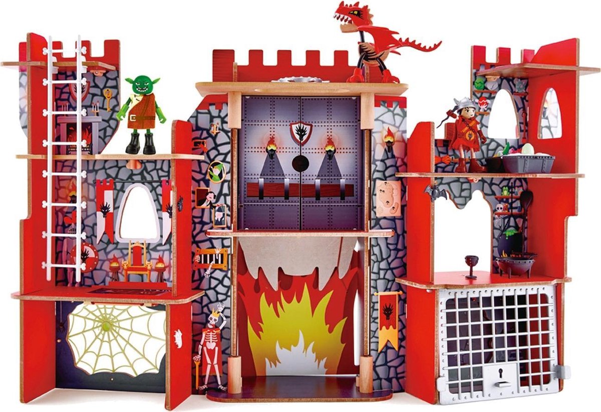 Hape 17-delig Vikingen kasteel