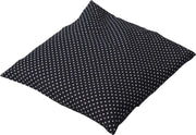 Kersenpitkussen Classico - 25 x 27cm - Donker Blauw met Witte Bollen
