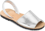 Menorquina-spaanse sandalen-menorquinas -avarca-zilver-maat 38