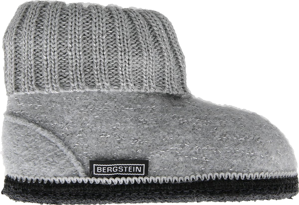 Bergstein Cozy Glam slofjes zilver - Maat 26