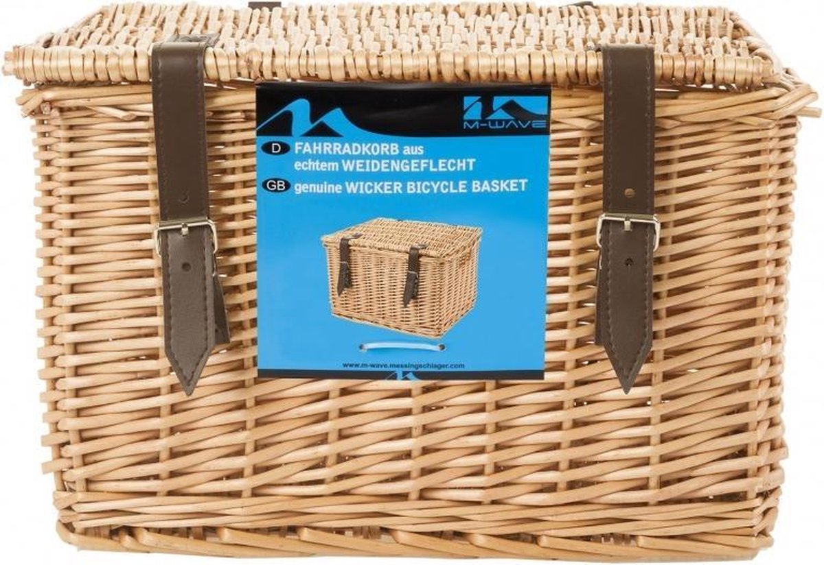 M-Wave fietsmand voor Universal bruin 40 x 33 x 25