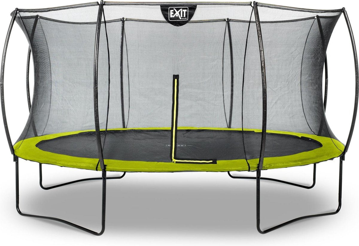 Trampoline EXIT Silhouette - ø427cm - groen