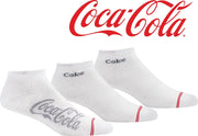 COCA COLA SOKKEN - Coke sneakers - 43/46 - wit - 6 paar