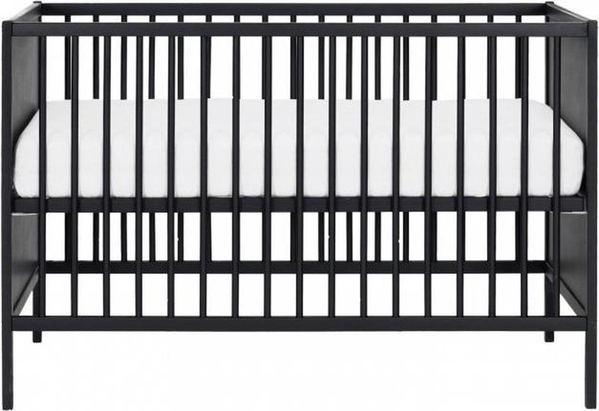 Puck Element Babybed Beuken Zwart 60 x 120 cm