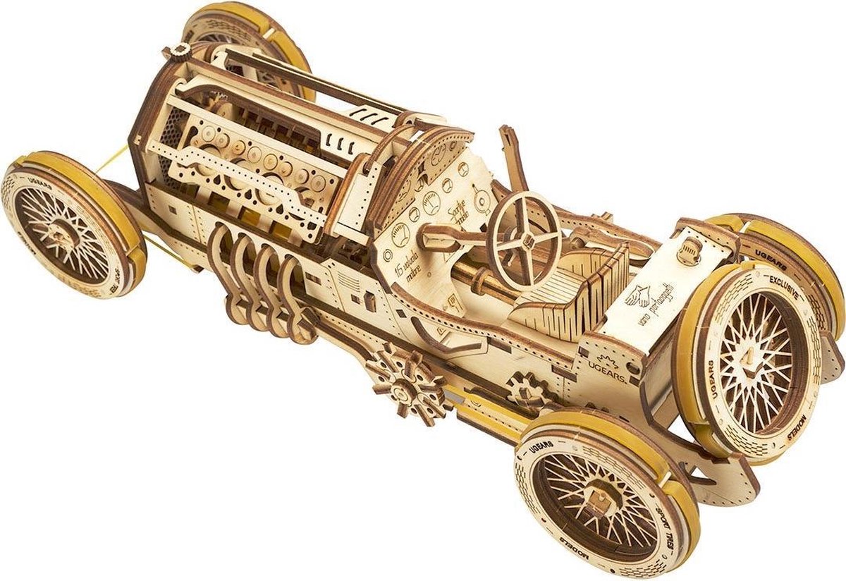 Ugears Houten Modelbouw - Grand Prix Auto