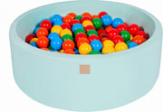 Ronde Ballenbak set incl 300 ballen 90x40cm - Mint: Geel