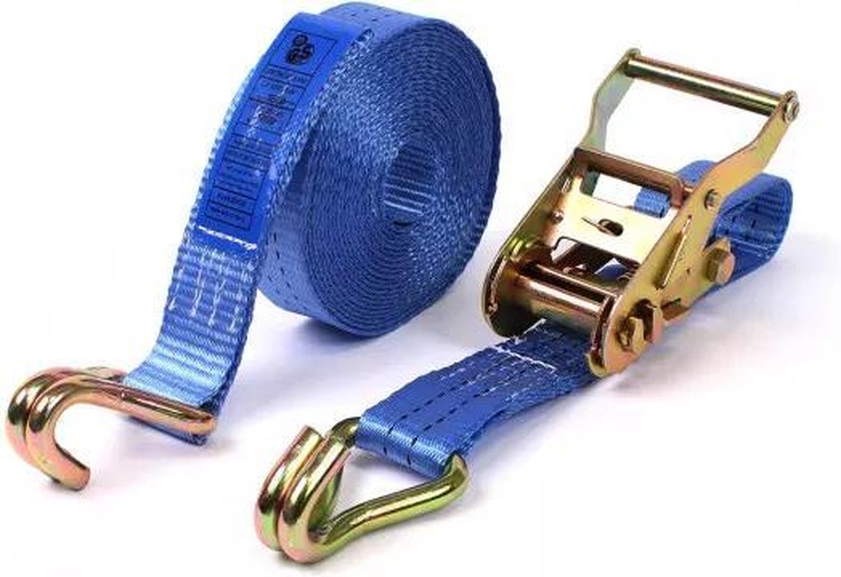 Spanband blauw  600x2