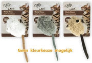 Afp wooly mouse lamswol met piep en catnip assorti - 7x7x3 cm - 1 stuks