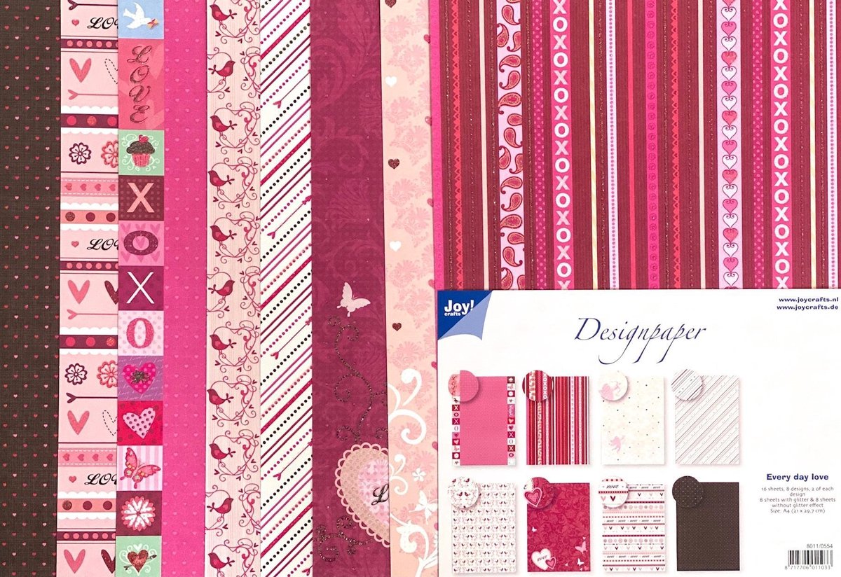 Joy!Crafts • Design paper pad 16 vel every day love