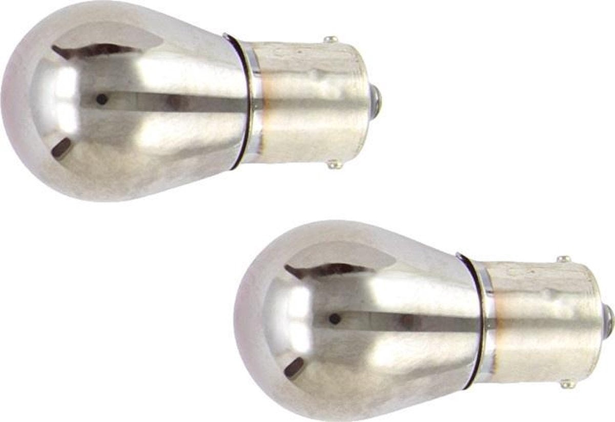 Race Sport Autolampen Chroom P21w 12 Volt 21 Watt Rood 2 Stuks