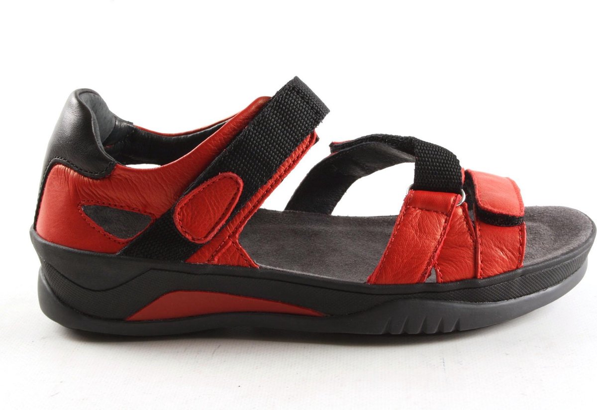 Dames Sandalen Wolky 0105030-500 Ripple Savana Rood - Maat 39