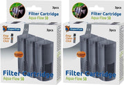 Superfish 50 AquaFLow Easy Click Cartridge - Aquariumfilter - Navulling - 2x 3 Stuks