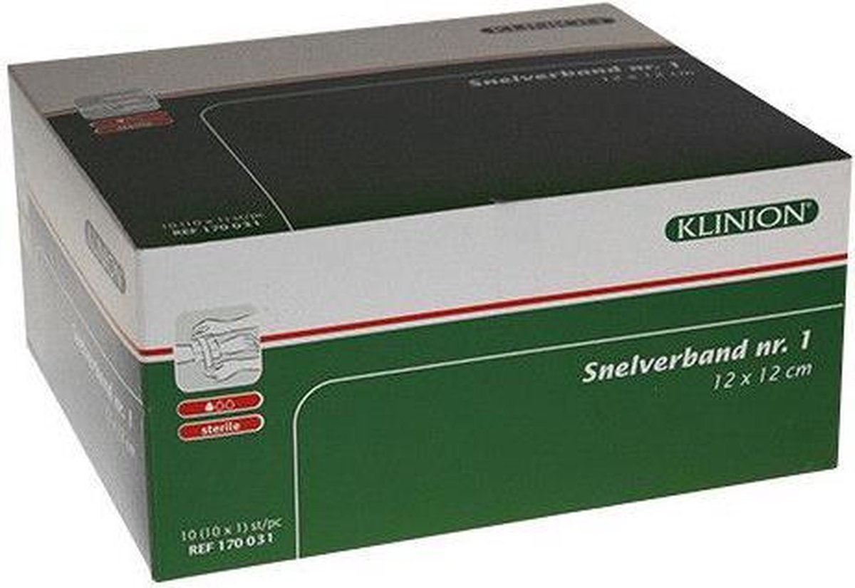 Klinion Snelverb Nr 1 12X12Cm