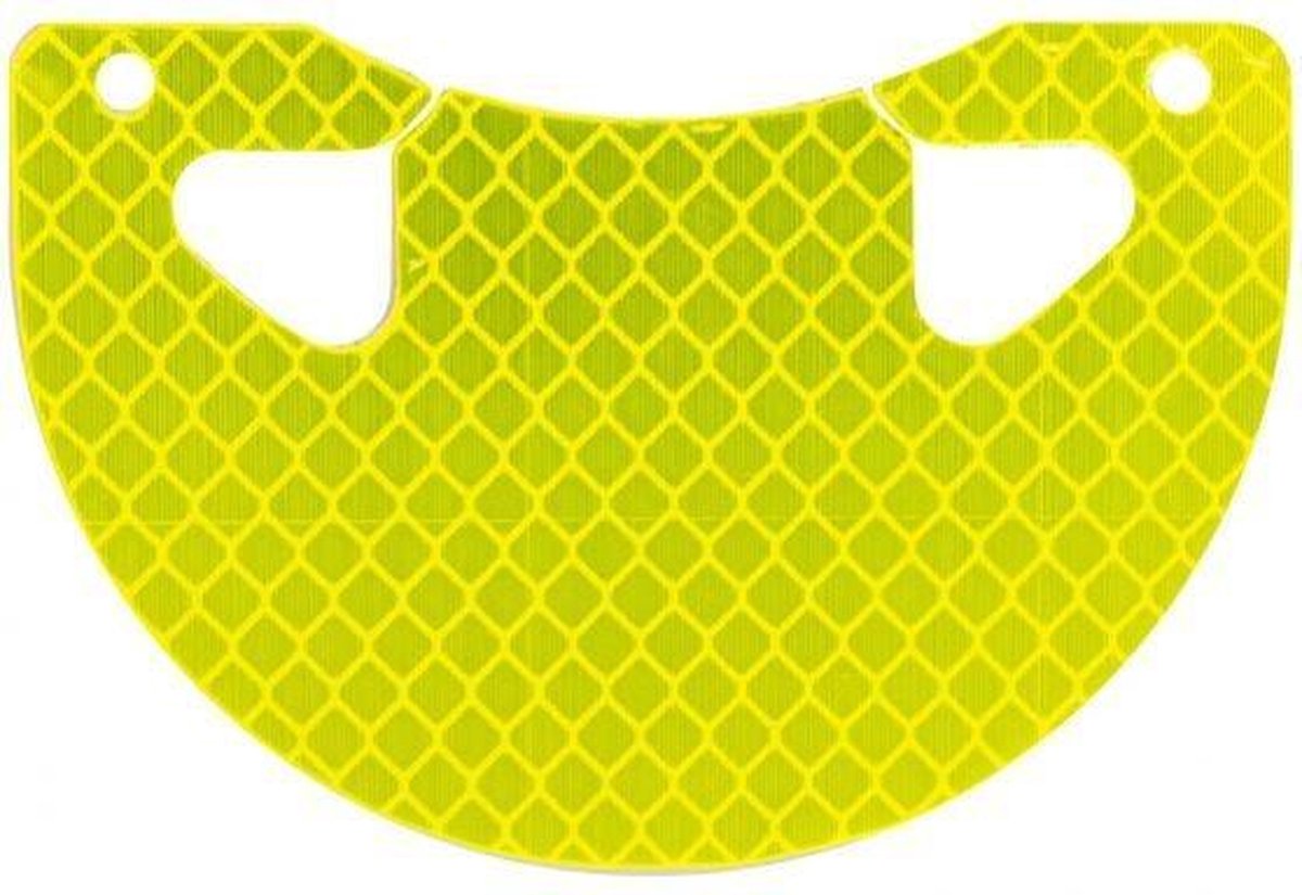 M-wave Reflector 8 Cm Geel/rood