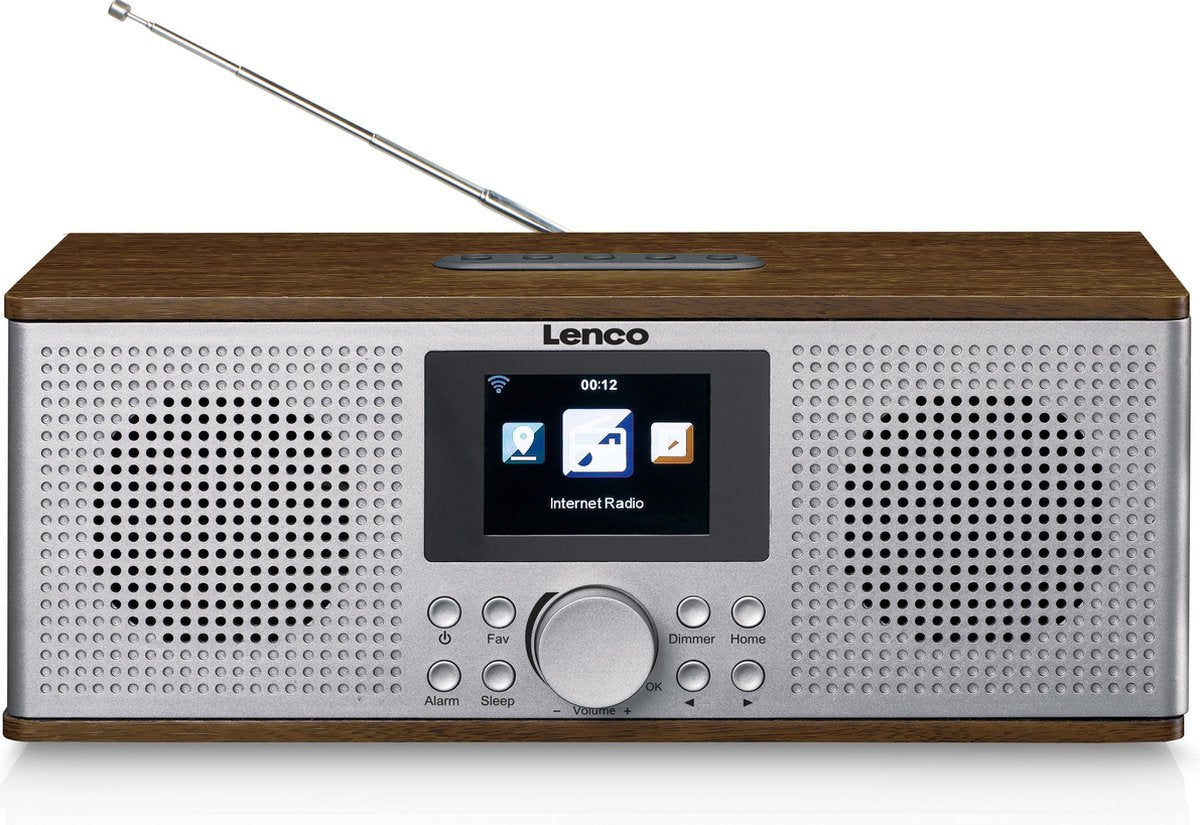 Lenco DIR-170WA - Radio - Internet radio - Bluetooth en DAB+ - Hout