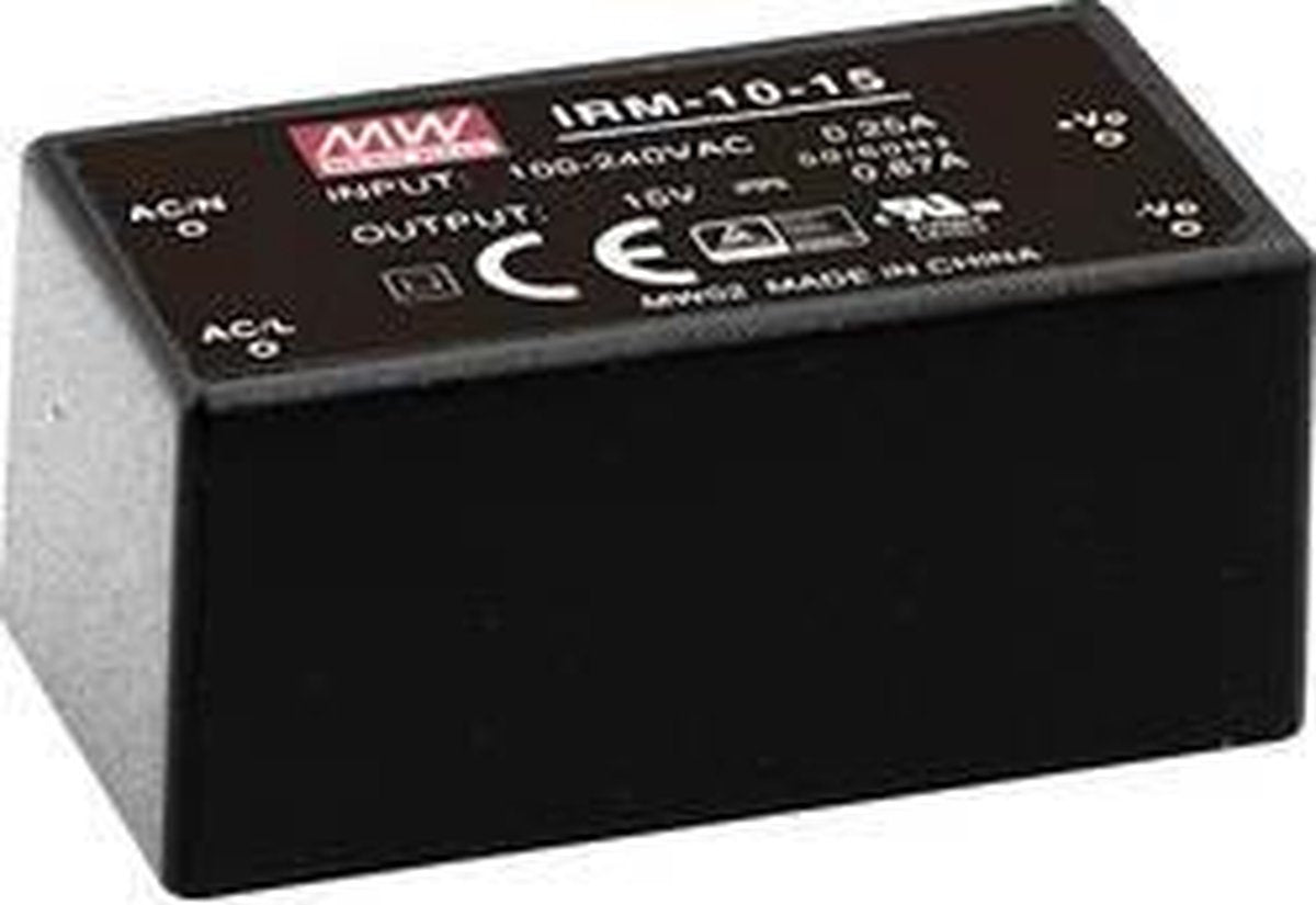 Mean Well IRM-10-12 AC/DC printnetvoeding 12 V/DC 0.85 A 10 W