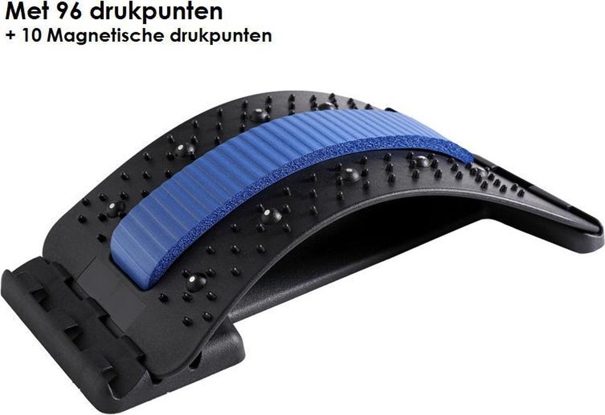 Swings Backstretcher - Verstelbare Rugstretcher - Tegen Rugklachten + Gratis Foam Pad Blauw