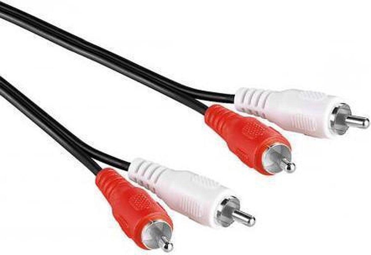Tulp Kabel Rood/Wit 2 Meter - RCA kabel - Audio Kabel - Cinch Kabel