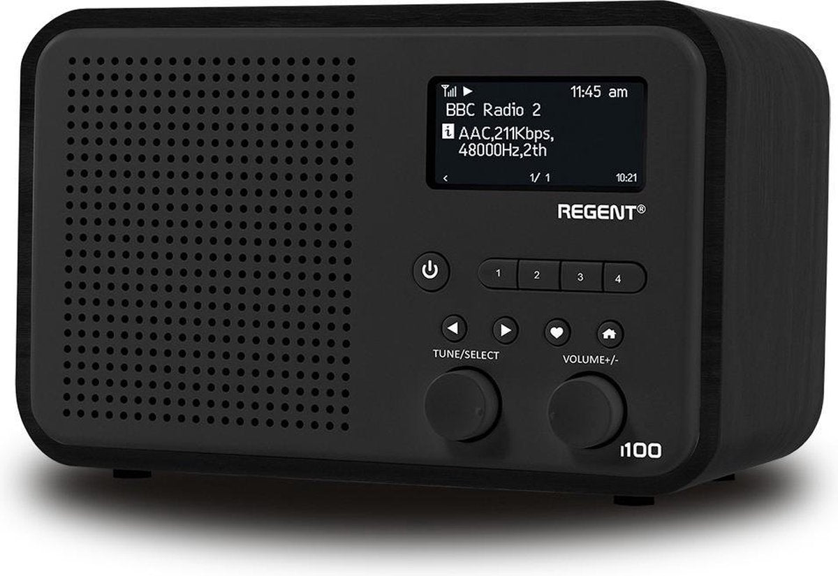 Ferguson i100 - Internet radio met DAB/DAB+/FM en Bluetooth - Zwart