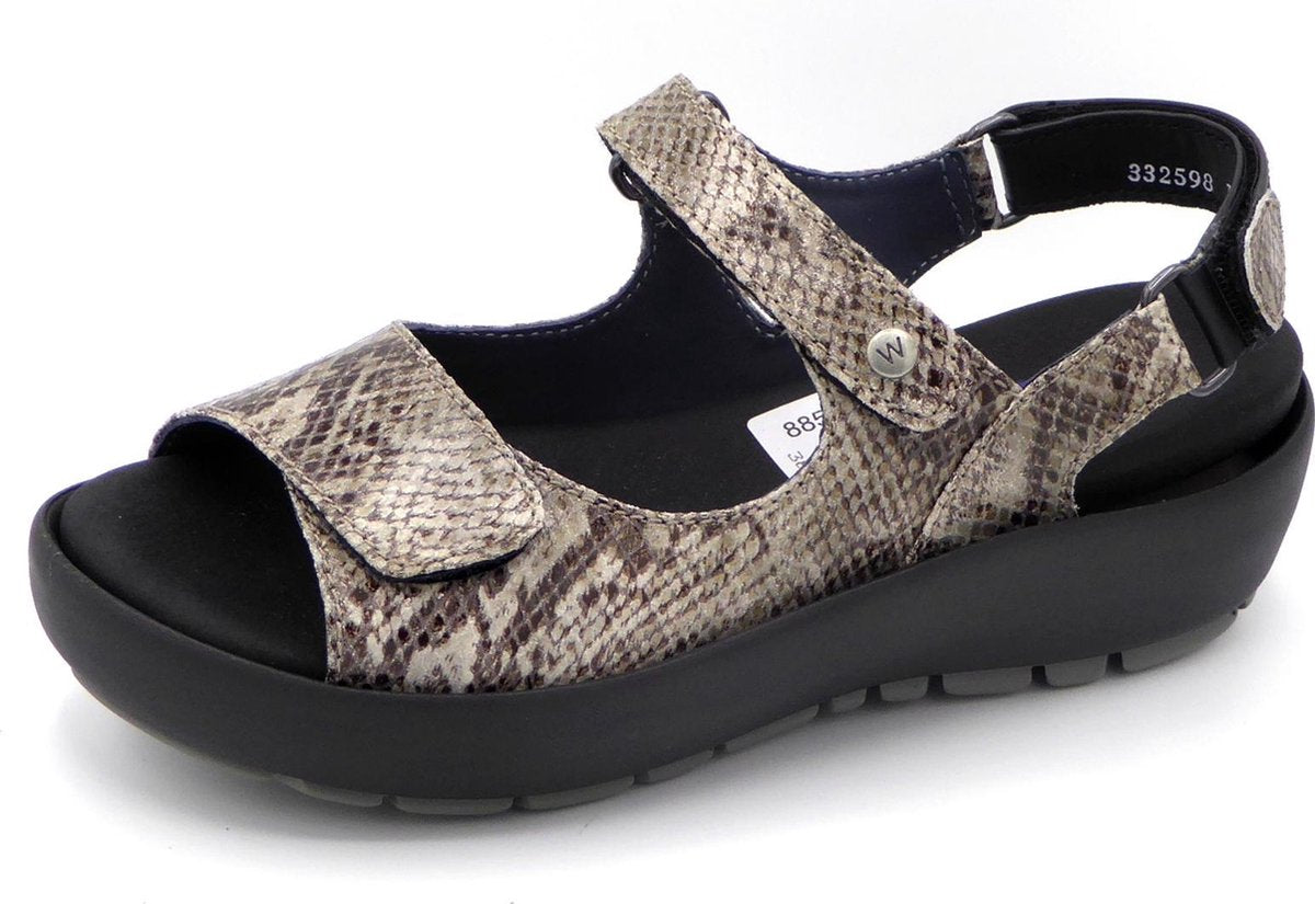 Wolky Dames Sandaal 0332598/150 Rio Retro - Taupe - Maat 38