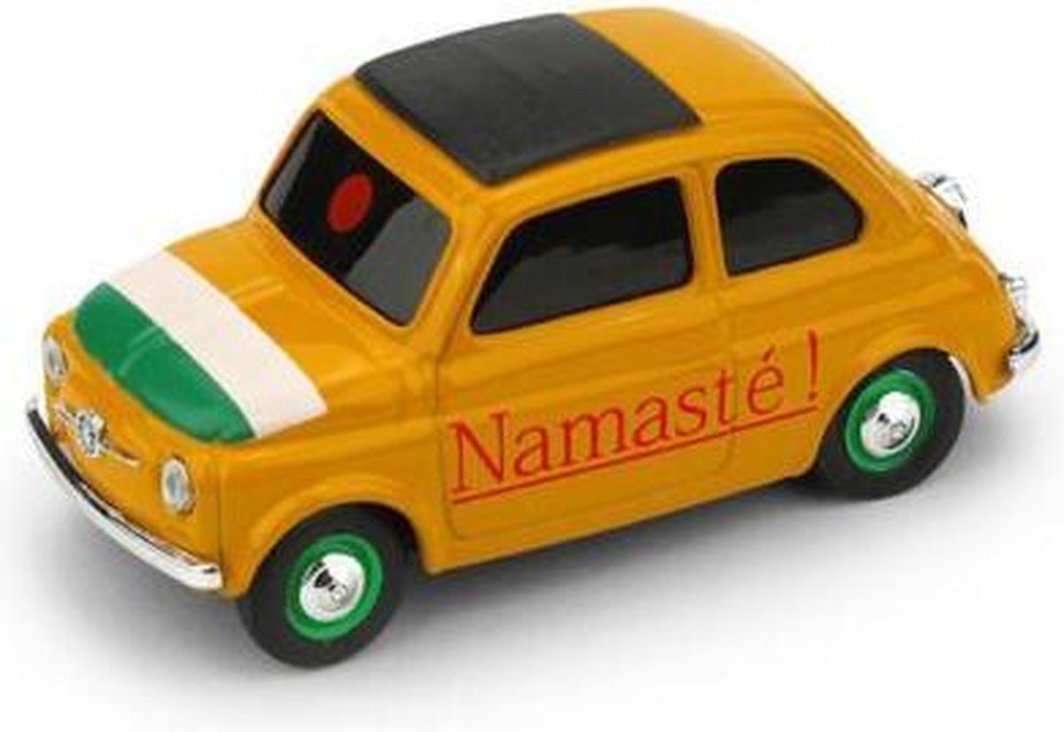 Fiat 500 Brums India Namaste 2018 Yellow